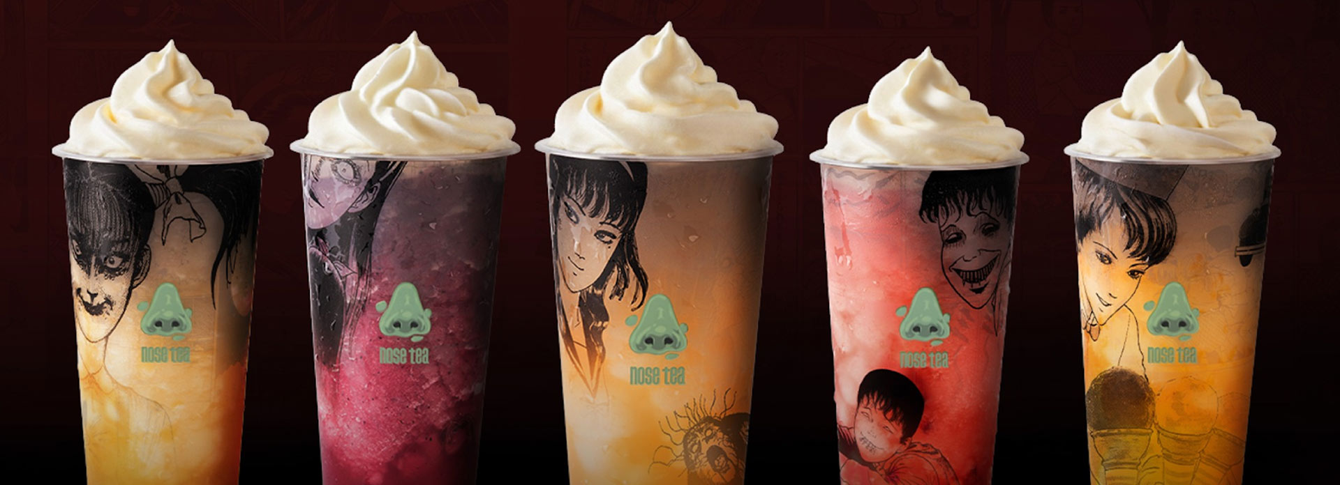 Nose Tea x Junji Ito คอลแลปสุดหลอน ลิมิเต็ดที่แฟนมังงะต้องลอง